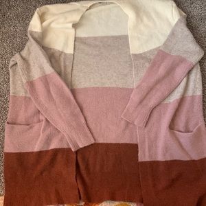 Madewell Ryder Stripe Cardigan, size Medium
